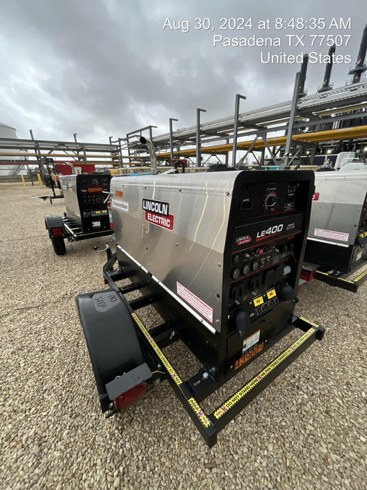 2024 Lincoln Electric LE400 Kubota V1505, Trlr, Cable Rack, Light Kit, ES Decals, T3