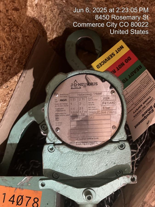 2025 JD NEUHAUS PROFI 1TI/2TI