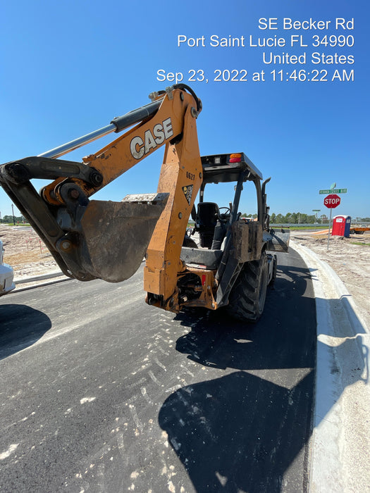 2018 Case 580N STANDARD HOE, ROPS, PILOT CONTROLS, AUX HYD