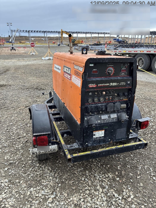 2021 Lincoln Electric Vantage 322 Vantage 322 Ready Pak 3 w/ Decals, ORANGE (includes trailer, cable rack, fender light kit) NO Telematics