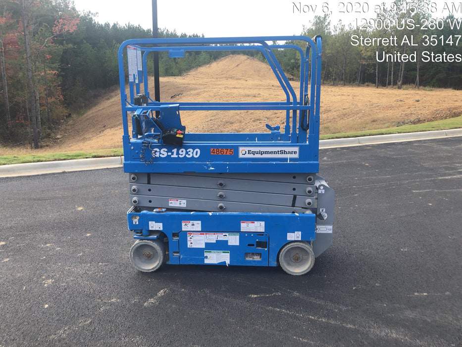 2019 Genie GS-1930 Fixed Rails with Chain Entry