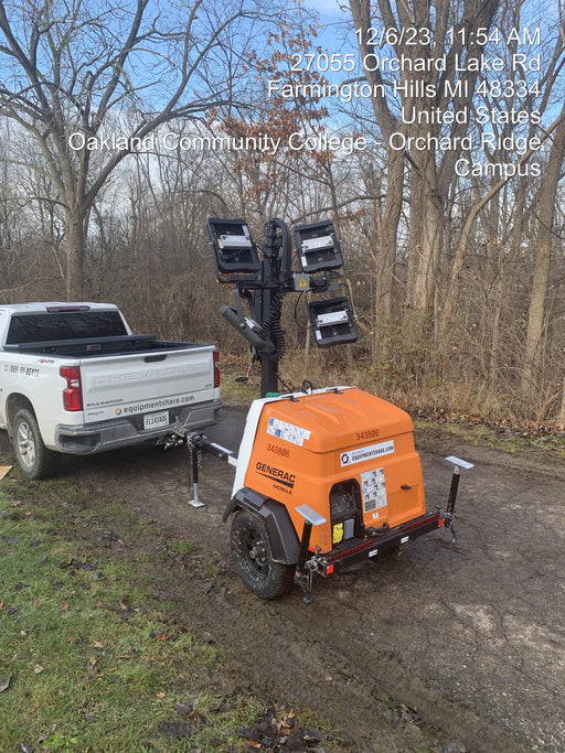 2023 Generac MLT2 Diesel, Flex Switch 120V Input, Powerzone Controller, (4) 320W LED Lights, 4kW Generator, 39.9 Gal Fuel Tank, 2" Ball, T3