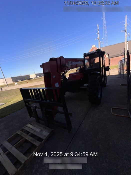 2019 Manitou MTA8044 74hp T4F, Cab/Heat/Air, Cab and Boom LED work lights, Auxiliary Hydraulics, Solid Tires, Amber strobe, Lift Hook 66" Carriage, 60" Forks