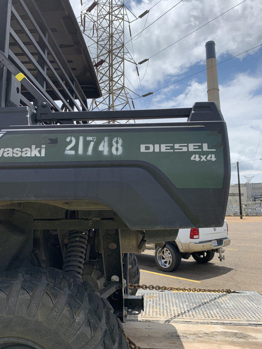 2019 Kawasaki Mule Kawasaki Mule 4x4 Diesel UTV w/Hard Top, Windshield, Beacon, Backup Alarm, ES Keypad/Hardware Installed