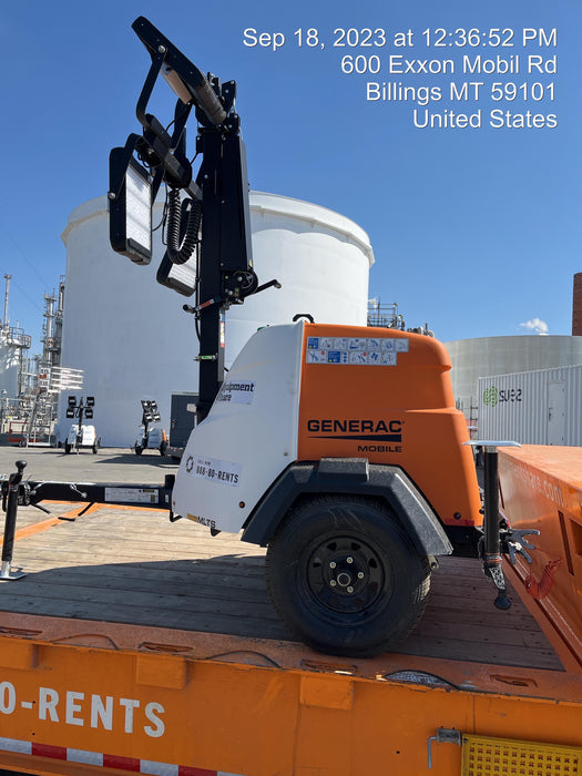 2023 Generac MLT2 Diesel, Flex Switch 120V Input, Powerzone Controller, (4) 320W LED Lights, 4kW Generator, 39.9 Gal Fuel Tank, 2" Ball, T3