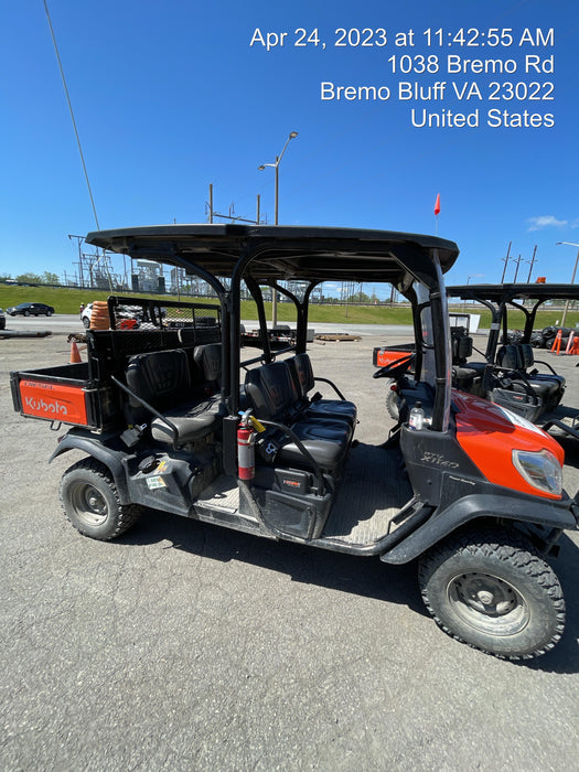 2021 Kubota RTV-X1140W-H Plastic Canopy, Windshield Acrylic Clear, LED Strobe Light, Wire Harness Kit, Back up Alarm