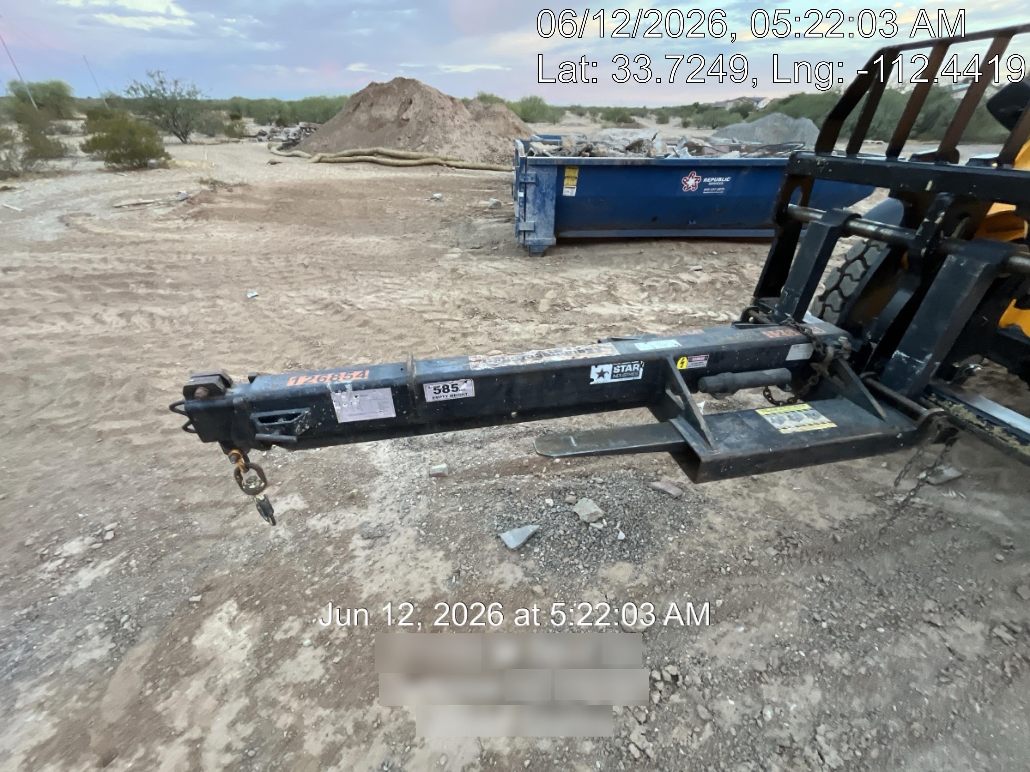 2020 STAR INDUSTRIES M1360B - Star JIB Boom