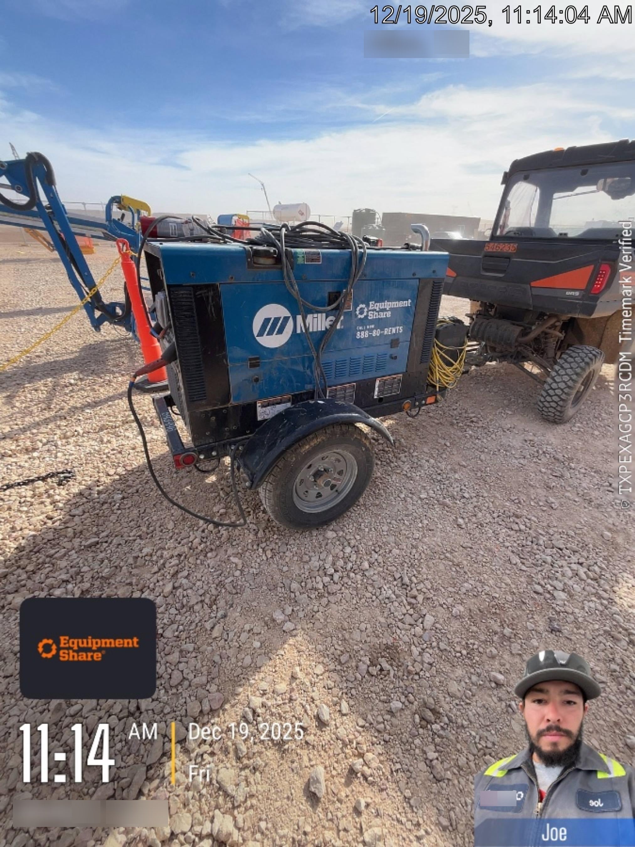 2025 MILLER ELECTRIC BIG BLUE 400