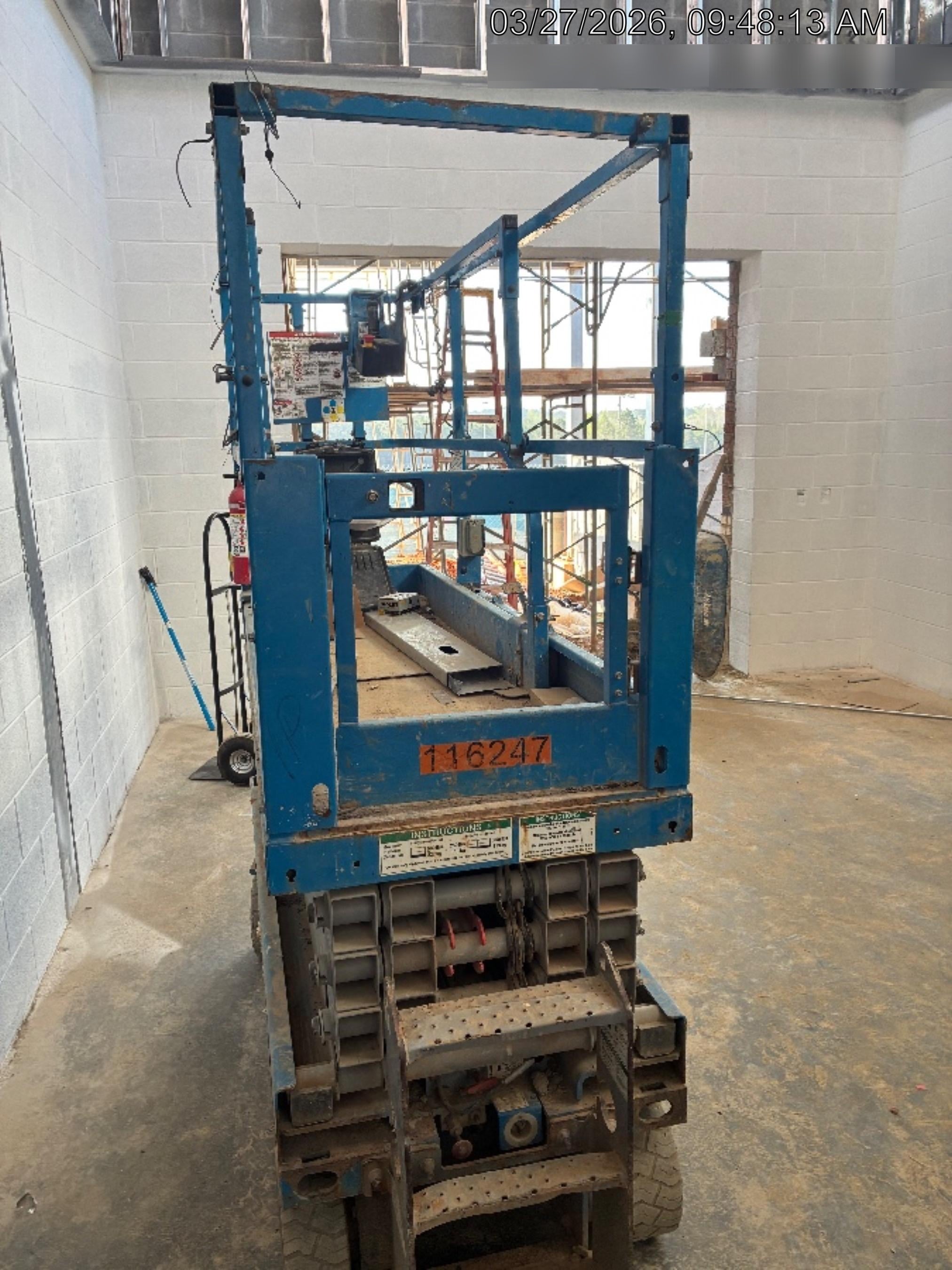 2020 Genie GS-1930 Solid Non Marking Tires, Beacon, Folding rails with half height swing gate