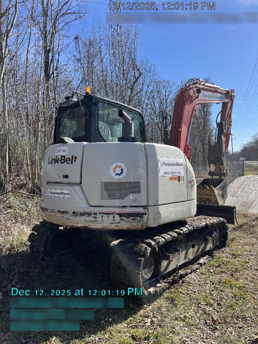 2020 Link-Belt 80X3EX 7'2" ARM, 17.7" rubber tracks, Multi function aux hydraulics