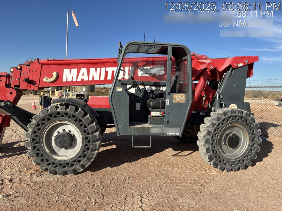 2018 Manitou MTA10055 Manitou MTA10055 - Canopy, Worklights, Beacon, 66" Carriage, 60" Forks, Solid Tires, Aux Hydraulics