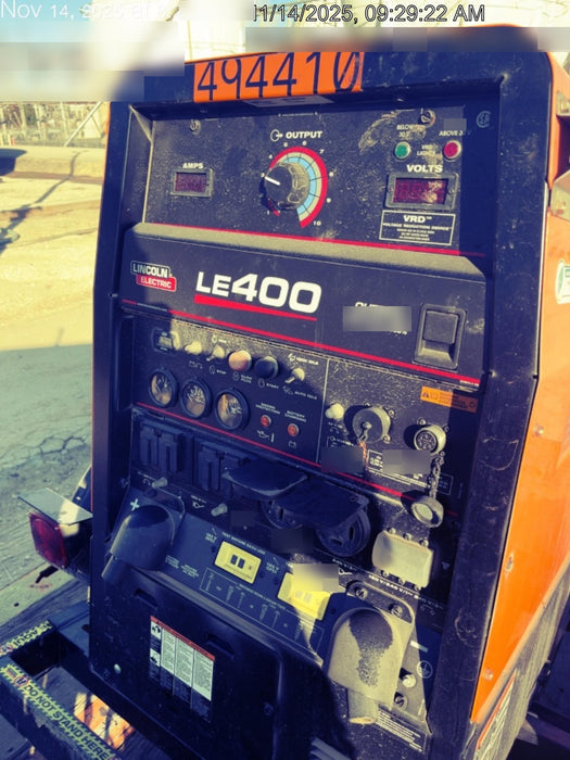 2025 Lincoln Electric LE400 Diesel, Kubota V1505, 22 HP, Trlr, Cable Rack, Light Kit, ES Decals, T3