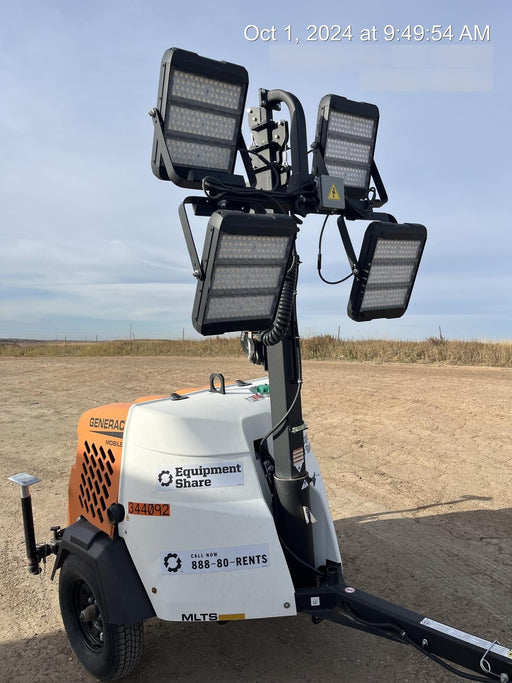 2023 Generac MLT2 Diesel, Flex Switch 120V Input, Powerzone Controller, (4) 320W LED Lights, 4kW Generator, 39.9 Gal Fuel Tank, 2" Ball, T3