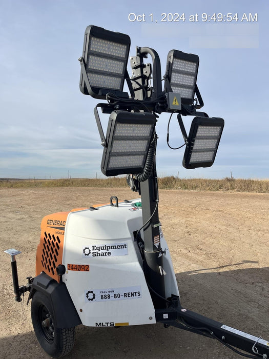 2023 Generac MLT2 Diesel, Flex Switch 120V Input, Powerzone Controller, (4) 320W LED Lights, 4kW Generator, 39.9 Gal Fuel Tank, 2" Ball, T3