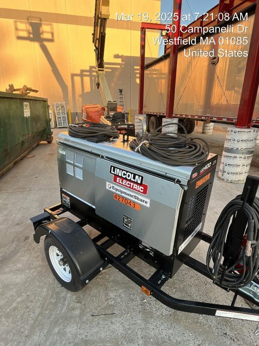 2024 Lincoln Electric LE400 Kubota V1505, Trlr, Cable Rack, Light Kit, ES Decals, T3