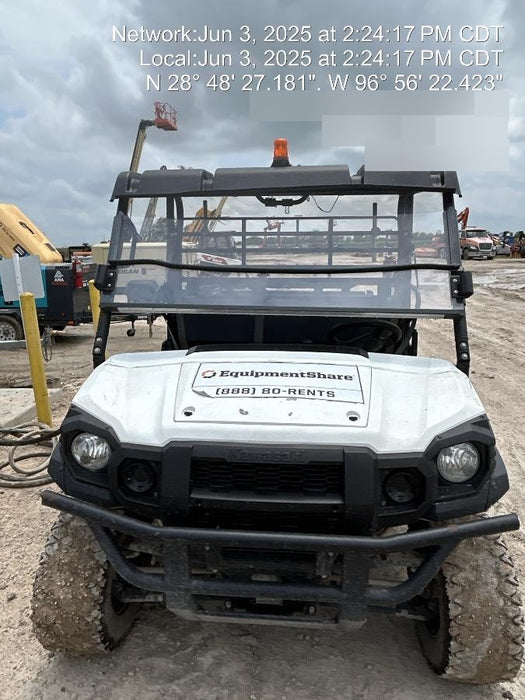 2019 Kawasaki MULE PRO-DX 3 Seater, Standard Options, Backup Alarm, Beacon, Plastic Hard Top, Poly Windshield, Horn Kit