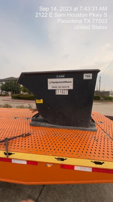 2022 STAR INDUSTRIES M-1815 - Self-Dump Hopper