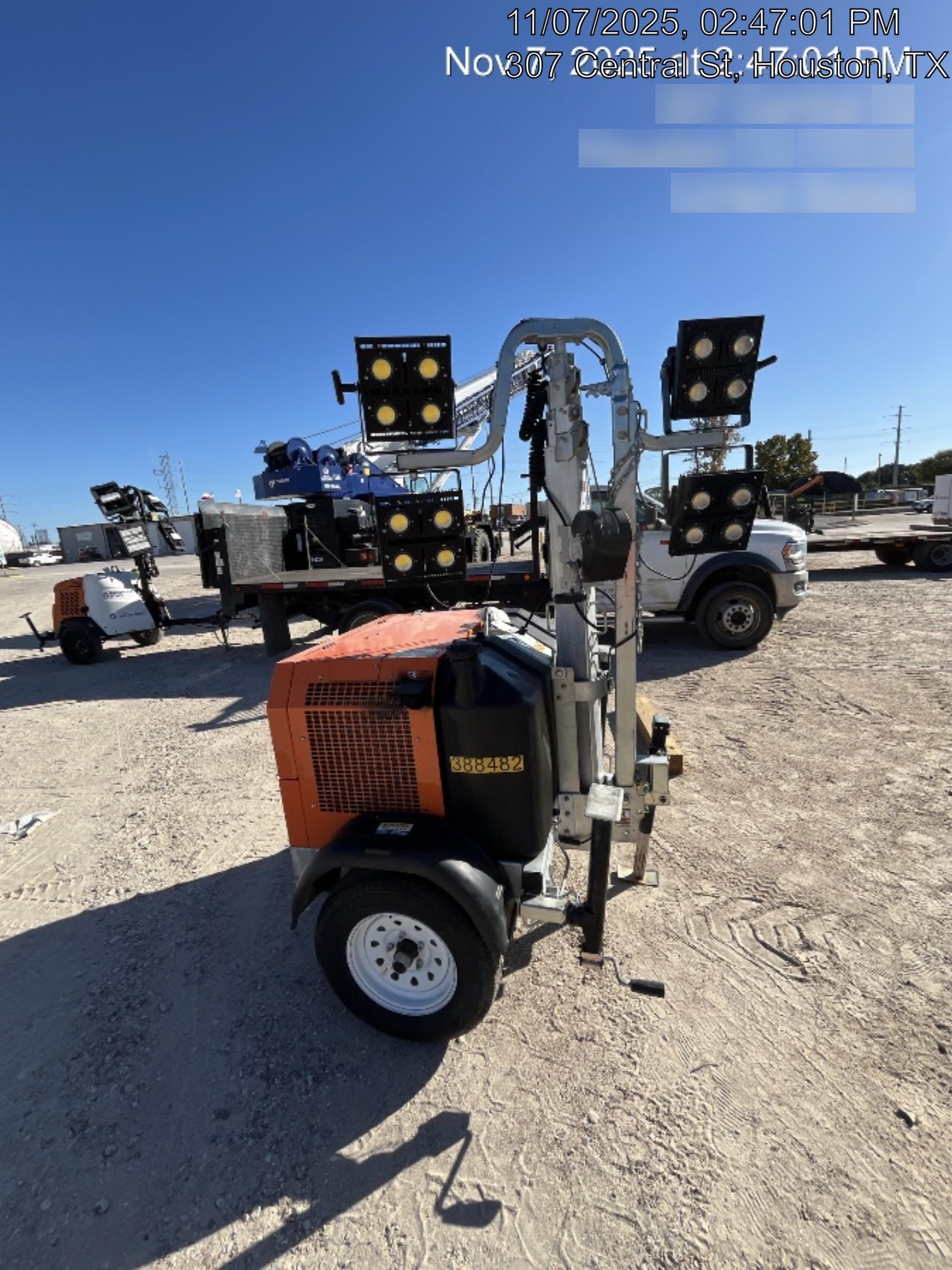2024 Wanco WLTT-4MM4K Diesel, Deep Sea Controller, Shore Power Plug, Auto Start, (4) 350W LED Floodlights, 4kW Generator, 60 Gal Fuel Tank, 2" Ball, T3