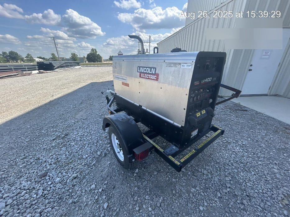 2024 Lincoln Electric LE400 Kubota V1505, Trlr, Cable Rack, Light Kit, ES Decals, T3