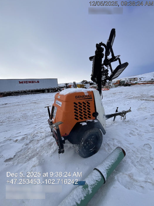 2024 Generac MLT2 Diesel, Flex Switch 120V Input, Powerzone Controller, 
(4) 320W LED Lights, 4kW Generator, 39.9 Gal Fuel Tank, 2" Ball, T3