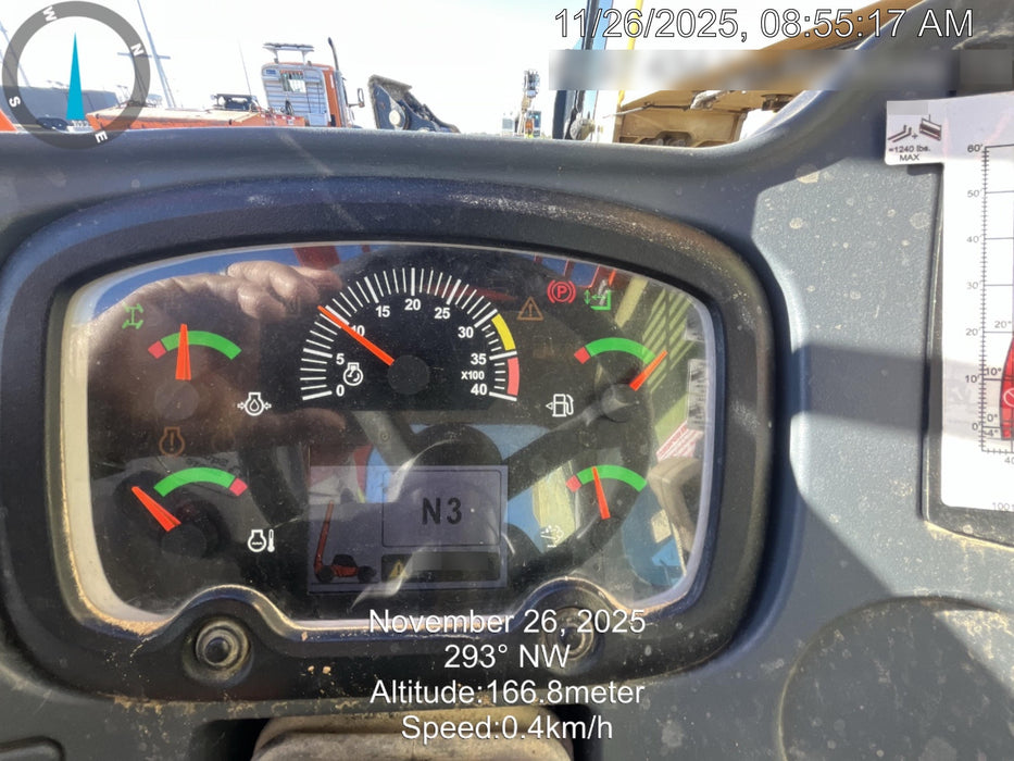 2018 JLG 1255 JLG Skytrak 1255, Cab w/Heat and A/C, Solid Tires (shipping-Boss), Open ROPS, Beacon and Work Light Package