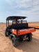 2021 Kubota RTV-X1140W-H Plastic Canopy, Windshield Acrylic Clear, LED Strobe Light, Wire Harness Kit, Back up Alarm