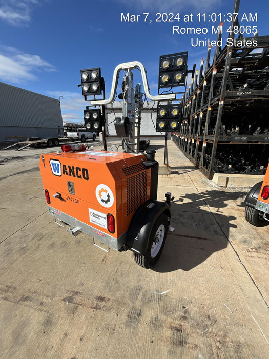 2024 Wanco WLTT-4MM4K Diesel, Deep Sea Controller, Shore Power Plug, Auto Start, (4) 350W LED Floodlights, 4kW Generator, 60 Gal Fuel Tank, 2" Ball, T3