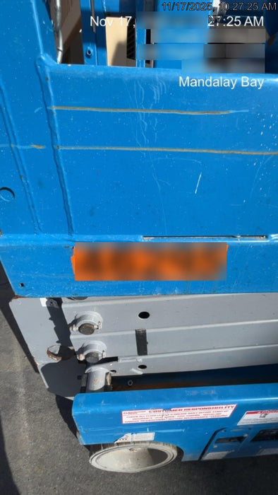 2019 Genie GS-1930 Fixed rails with chain Entry