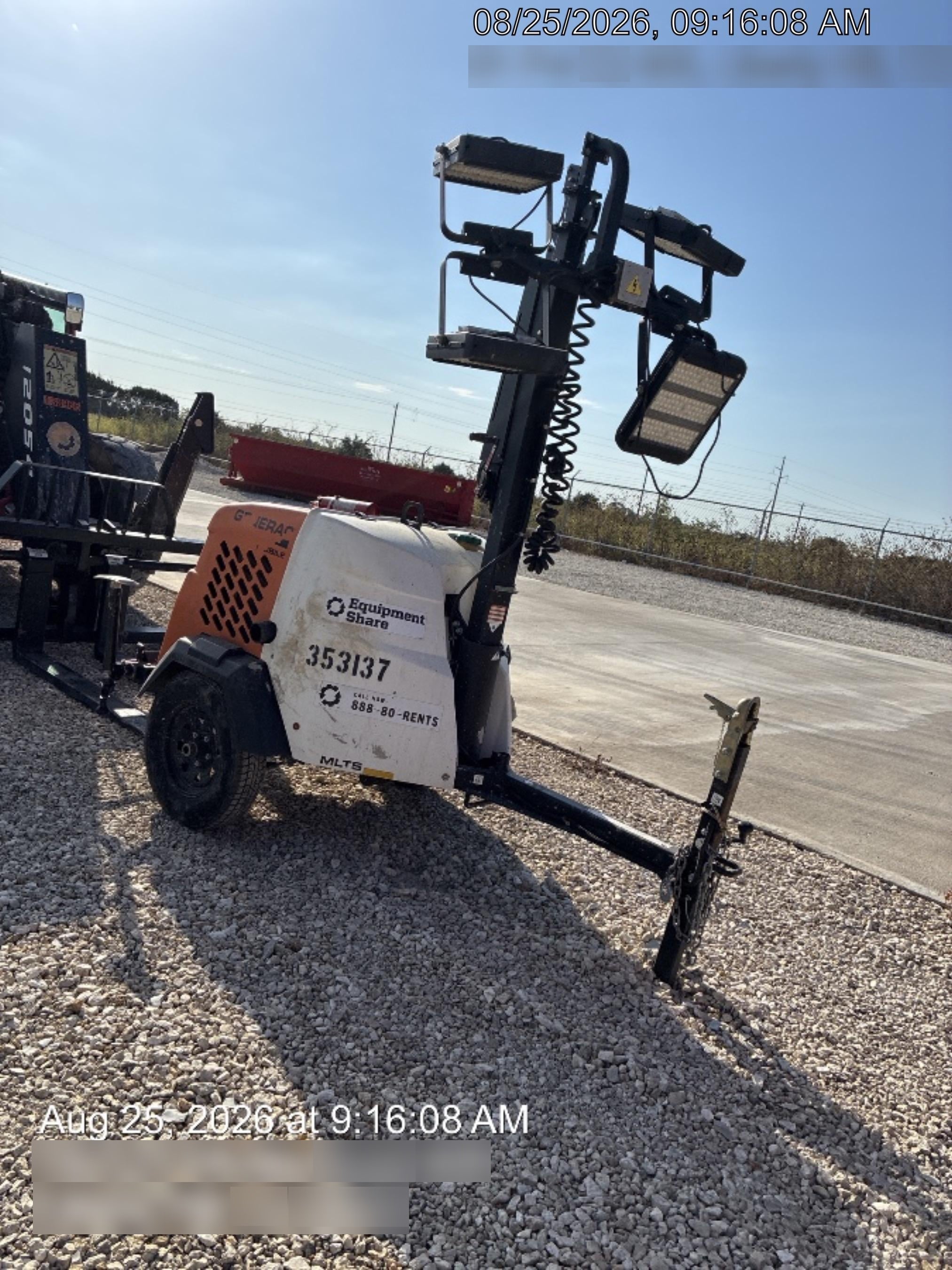 2023 Generac MLT2 Diesel, Flex Switch 120V Input, Powerzone Controller, (4) 320W LED Lights, 4kW Generator, 39.9 Gal Fuel Tank, 2" Ball, T3