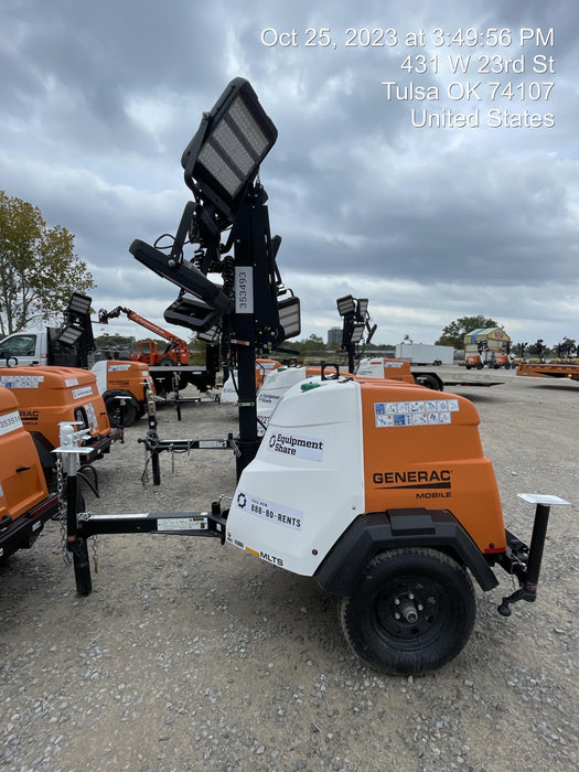 2023 Generac MLT2 Diesel, Flex Switch 120V Input, Powerzone Controller, (4) 320W LED Lights, 4kW Generator, 39.9 Gal Fuel Tank, 2" Ball, T3