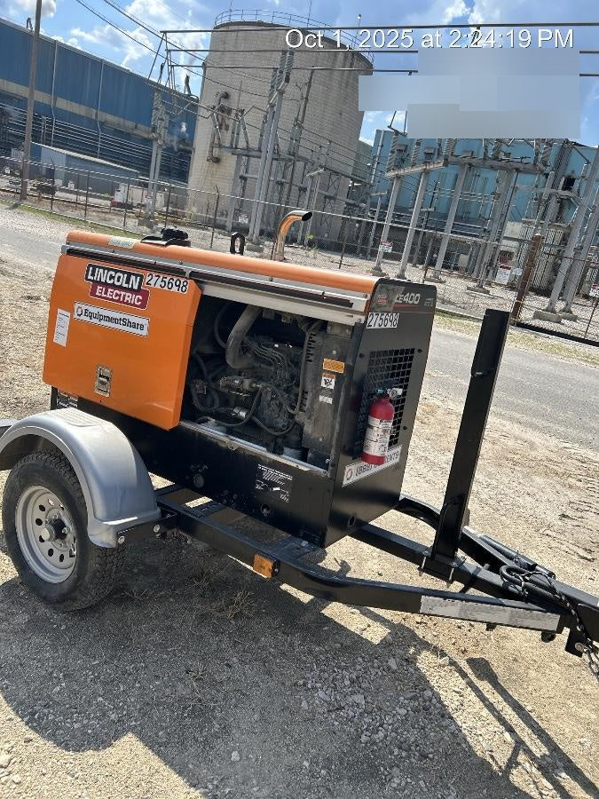 2022 Lincoln Electric LE400 Kubota V1505, Trlr, Cable Rack, Light Kit, ES Decals, T3
