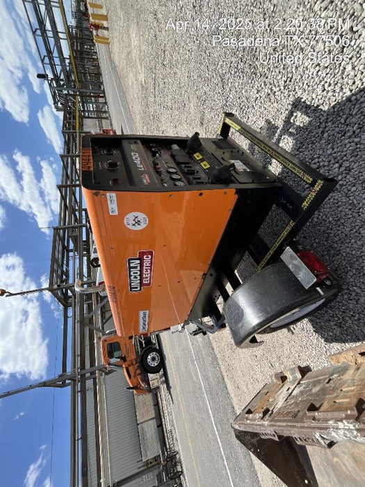 2025 Lincoln Electric LE400 Diesel, Kubota V1505, 22 HP, Trlr, Cable Rack, Light Kit, ES Decals, T3