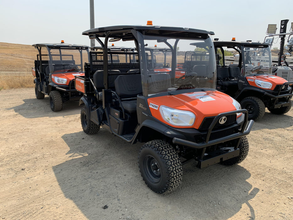 2021 Kubota RTV-X1140W-H Plastic Canopy, Windshield Acrylic Clear, LED Strobe Light, Wire Harness Kit, Back up Alarm