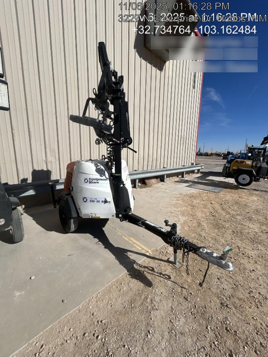 2024 Generac MLT2 Diesel, Flex Switch 120V Input, Powerzone Controller, 
(4) 320W LED Lights, 4kW Generator, 39.9 Gal Fuel Tank, 2" Ball, T3