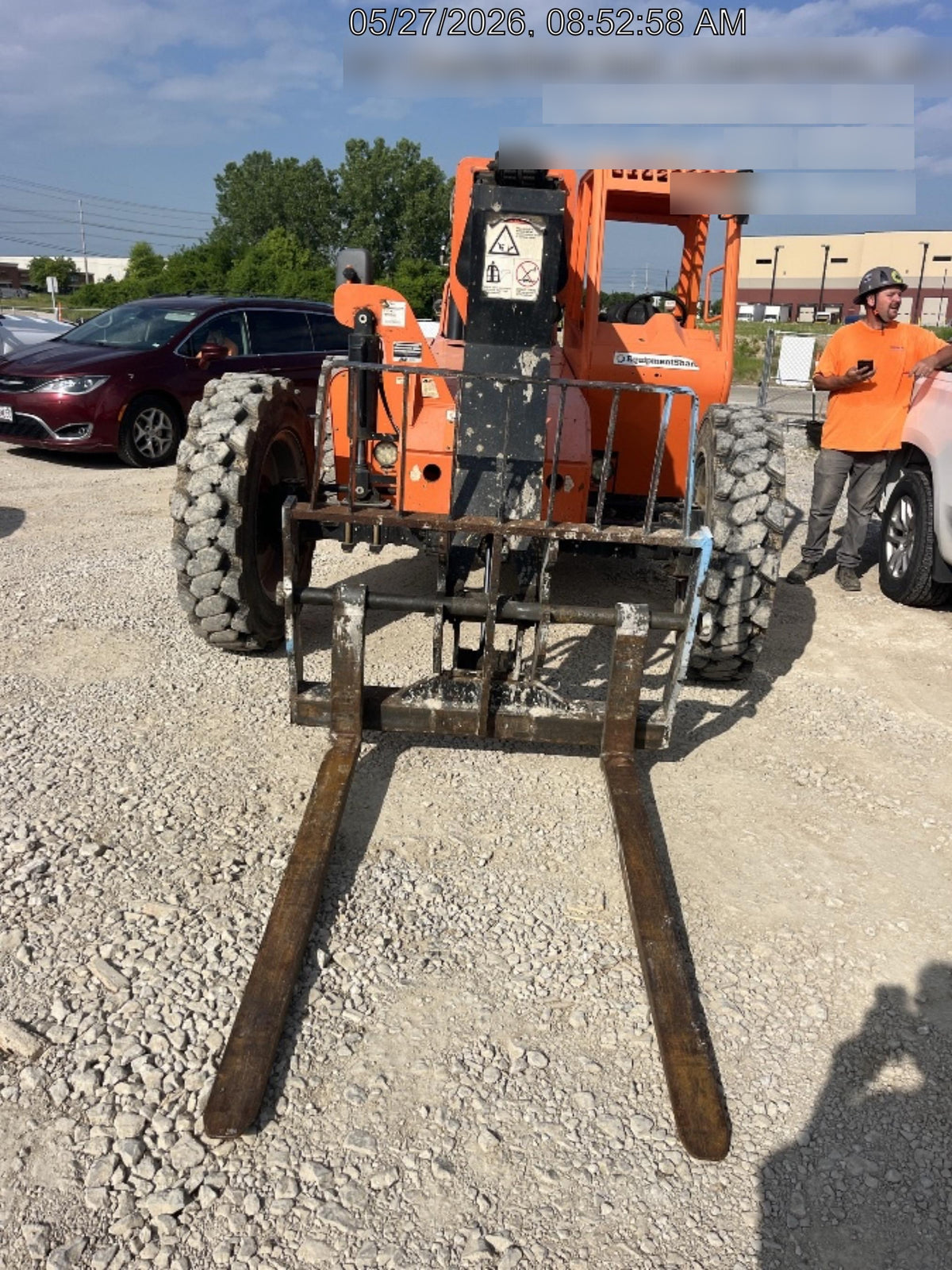2019 Skytrak 6036 Canopy, Solid Tires, LED Work Lights, Beacon 50" Carriage, 48" Pallet Forks