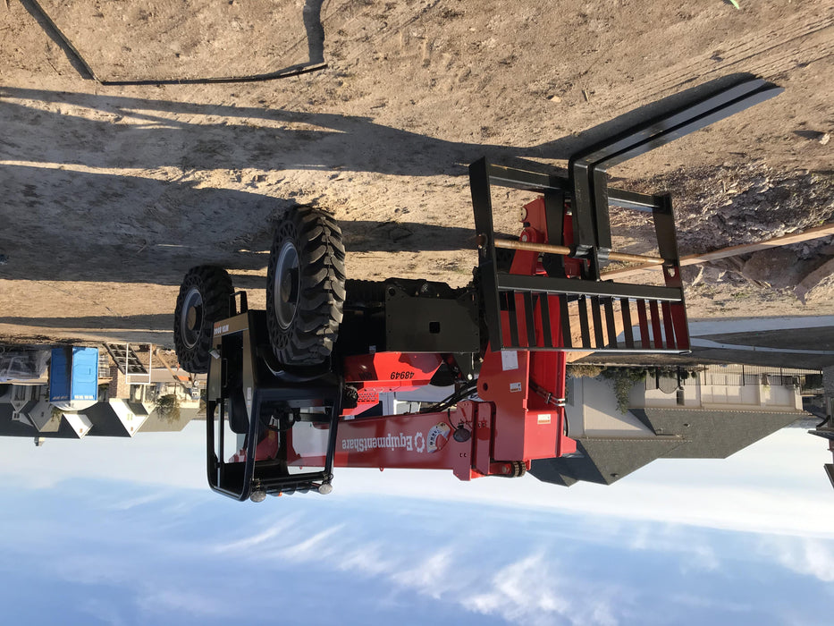 2020 Manitou MTA8044 74hp T4F, Open ROPS, Cab and Boom LED work lights, Auxiliary Hydraulics, Solid Tires, Amber strobe, Lift Hook w/66" Carriage, 60" Forks