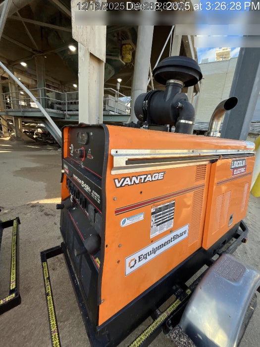 2022 Lincoln Electric Vantage 549X Crosslink Technology, Trailer Mounted, ES Decals, T3