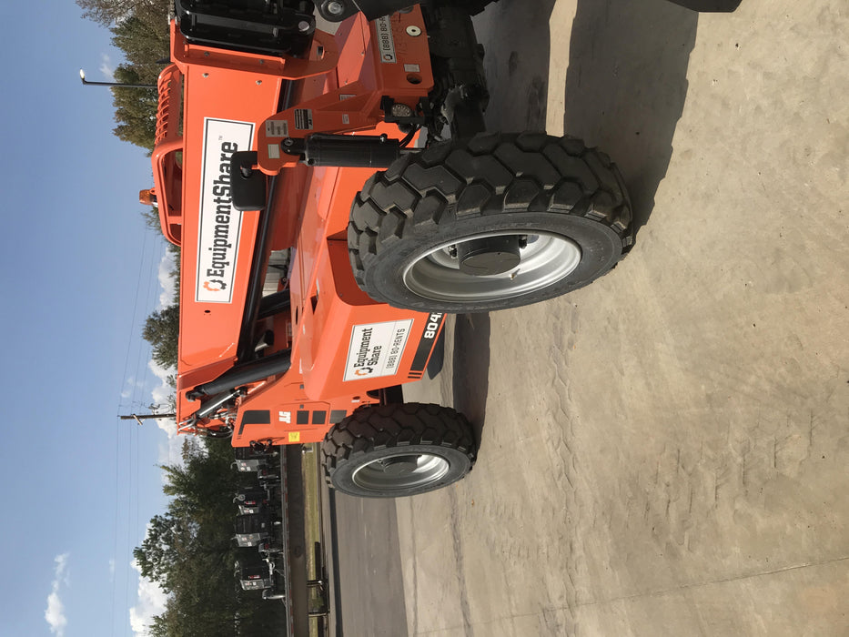 2020 Skytrak 8042 74 Hp, FF Tires, Work Lights, Beacon, Aux Hydraulics, Back up Alarm, Lifting Eye, ES Decals