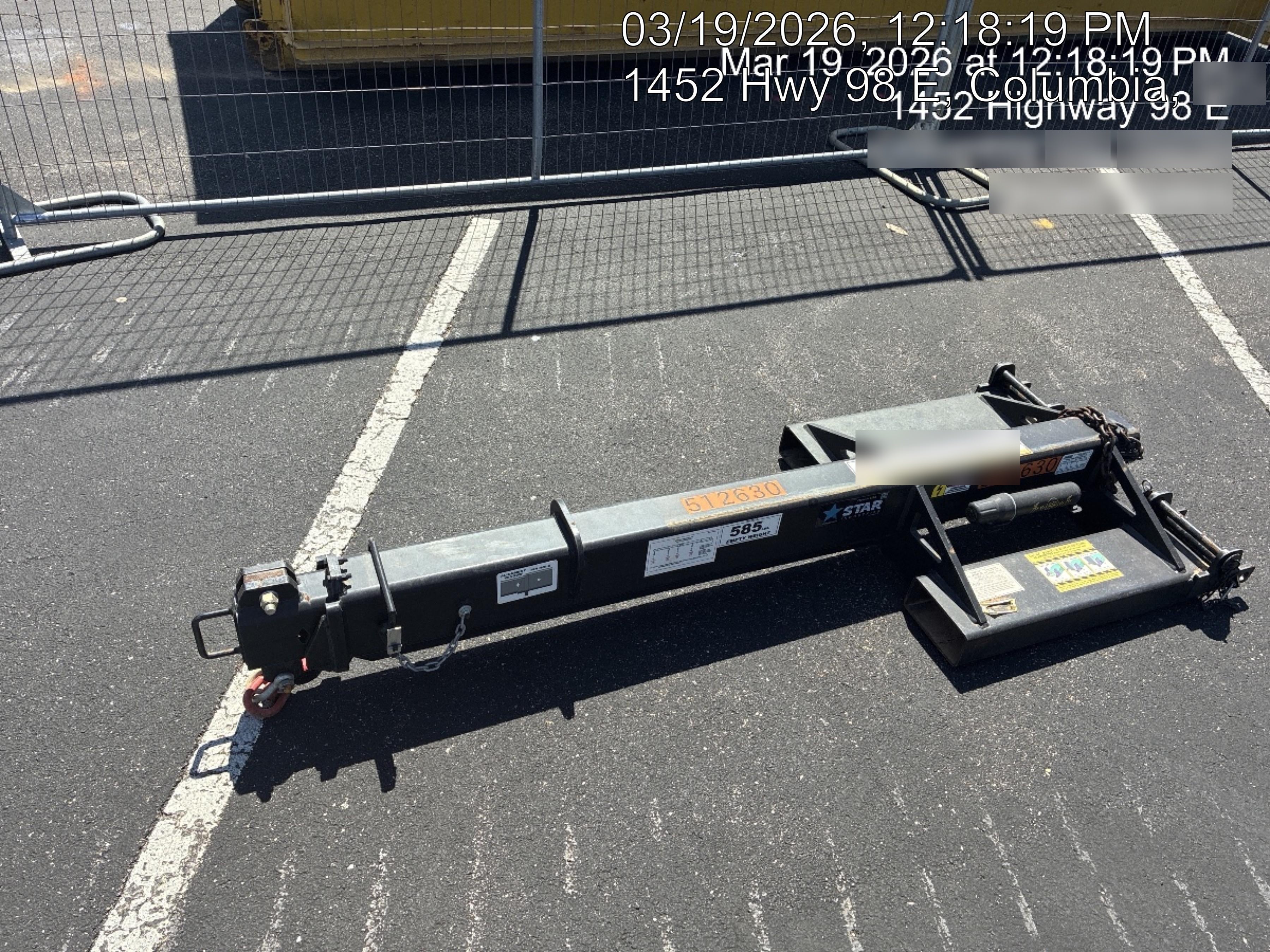 2025 STAR INDUSTRIES M1360B - Star JIB Boom