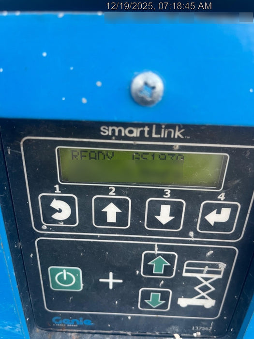 2019 Genie GS-1930 Fixed Rails with Chain Entry