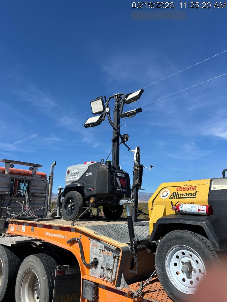 2024 Wacker Neuson LTT4 Diesel, Kohler KDW702, Deep Sea Controller, Auto Start, LED 320W, Bypass Outlet, T3