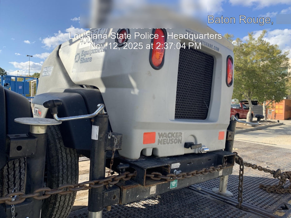 2024 Wacker Neuson LTT4 Diesel, Kohler KDW702, Deep Sea Controller, Auto Start, LED 320W, Bypass Outlet, T3