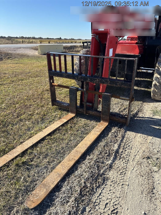 2019 Manitou MTA8044 74hp T4F, Open ROPS, Cab and Boom LED work lights, Auxiliary Hydraulics, Solid Tires, Amber strobe, Lift Hook 66" Carriage, 60" Forks