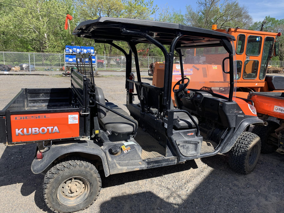 2020 Kubota RTV-X1140W-H 4wd Utility Cart, 4 Seat, Diesel, LED Strobe, Windshield Tempered Glass, Plastic Canopy, Wire Harness Kit, Backup Alarm
