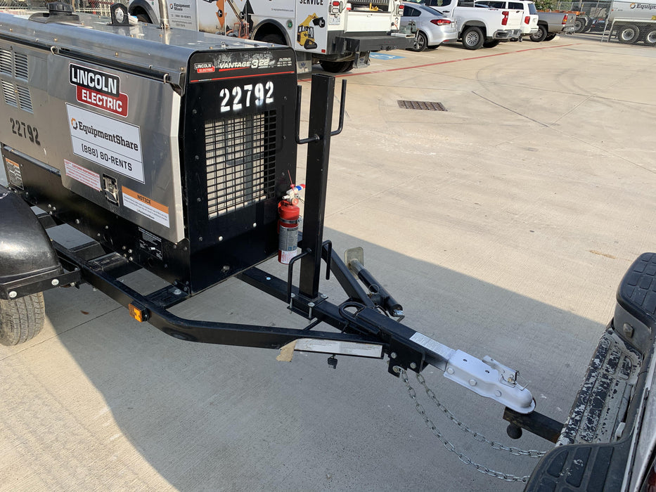 2019 Lincoln Electric Vantage 322 Lincoln Vantage 322 Welder w/Trailer, Light Kit, Cable Rack