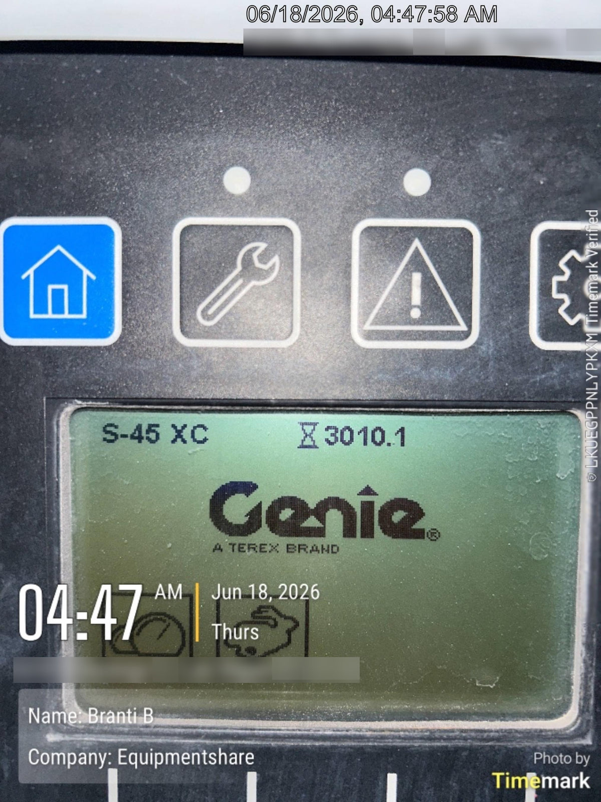2020 GENIE S-45 XC