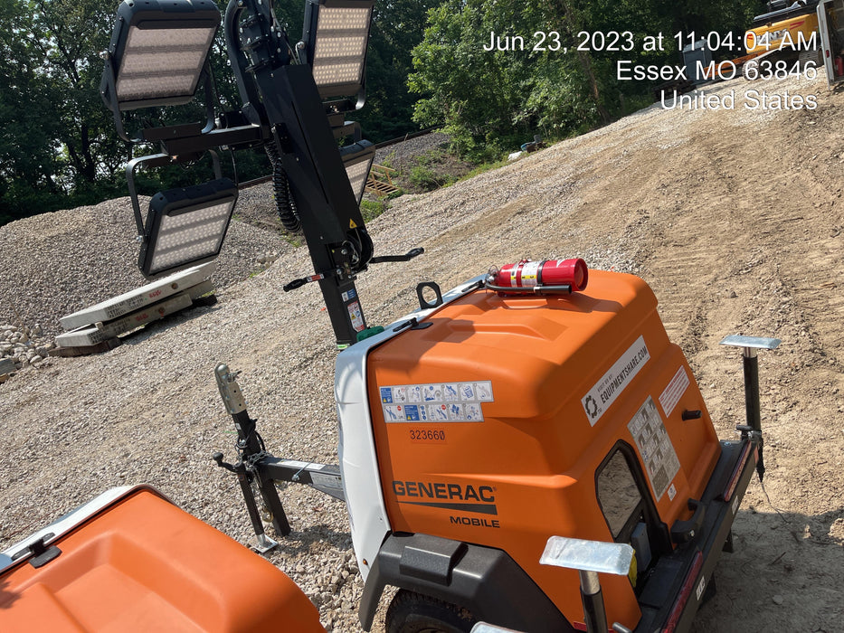 2023 Generac MLT2 Diesel, Flex Switch 120V Input, Powerzone Controller, (4) 320W LED Lights, 4kW Generator, 39.9 Gal Fuel Tank, 2" Ball, T3