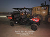 Kubota RTV-X1140W-H Plastic Canopy, Windshield Acrylic Clear, LED Strobe Light, Wire Harness Kit, Back up Alarm
