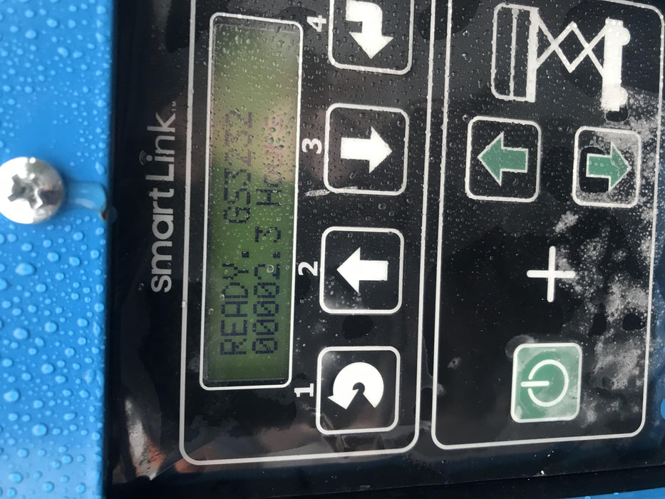 2019 Genie GS-3232 Folding rails with half height swing gate, 800 Amp Inverter