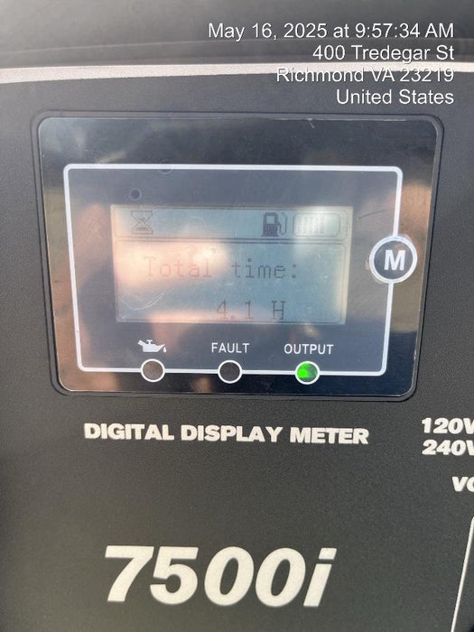 2024 Powerhouse POWERHOUSE7500I Powerhorse Inverter Generator, 7,500 Surge Watts, 6,500 Rated Watts, Electric Start, Gasoline, 6.6 Gal Capacity, Part # 74006